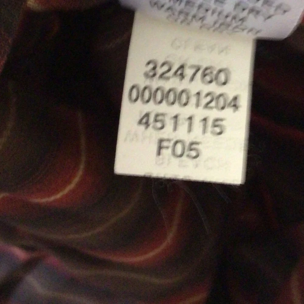 Banana Republic Mens Large Brown Red Striped French Cuff Button Down Shirt F05